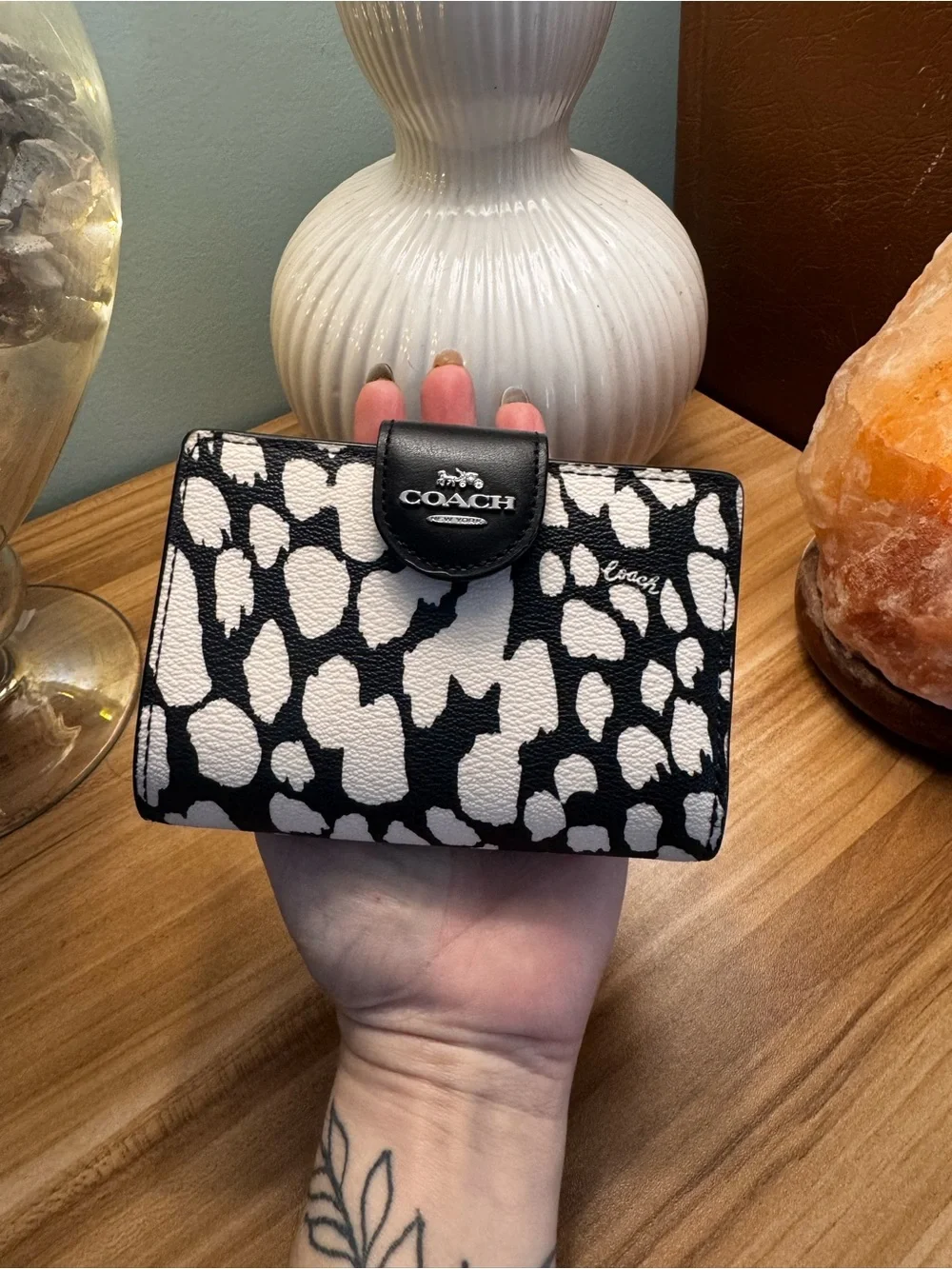 Coach compact wallet